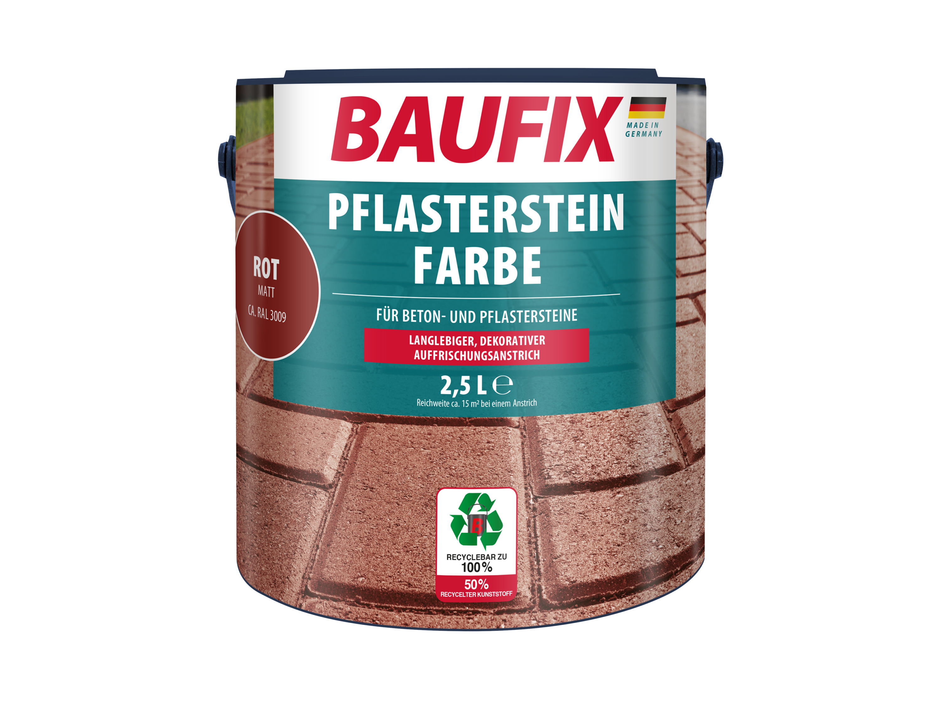 BAUFIX Pflasterstein Farbe (rot matt)