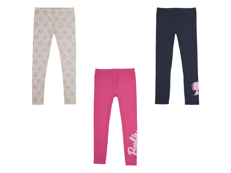 Gehe zu Vollbildansicht: Barbie Kleinkinder / Kinder Mädchen Leggings mit Print - Bild 1