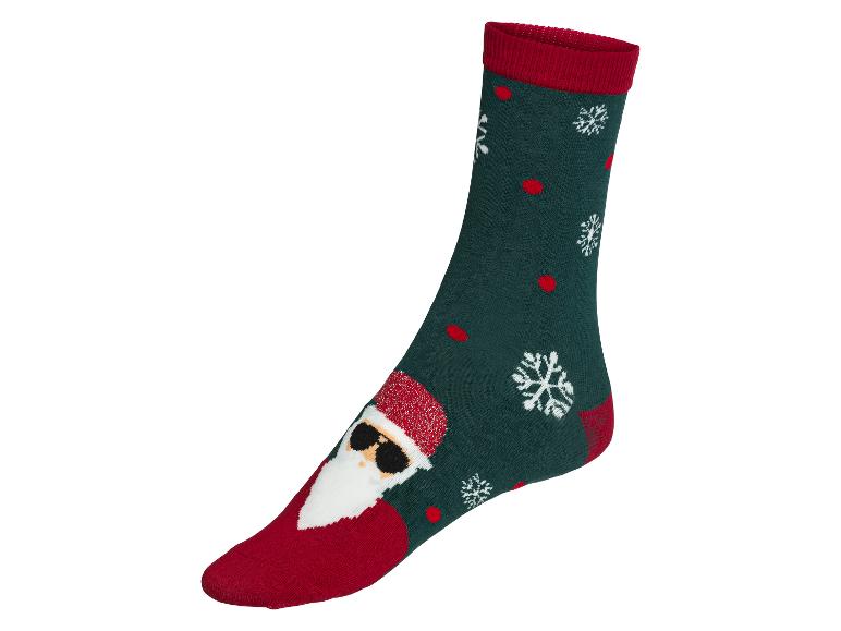 Gehe zu Vollbildansicht: esmara® Damen Socken, 3 Paar, mit Weihnachtsdesign - Bild 2