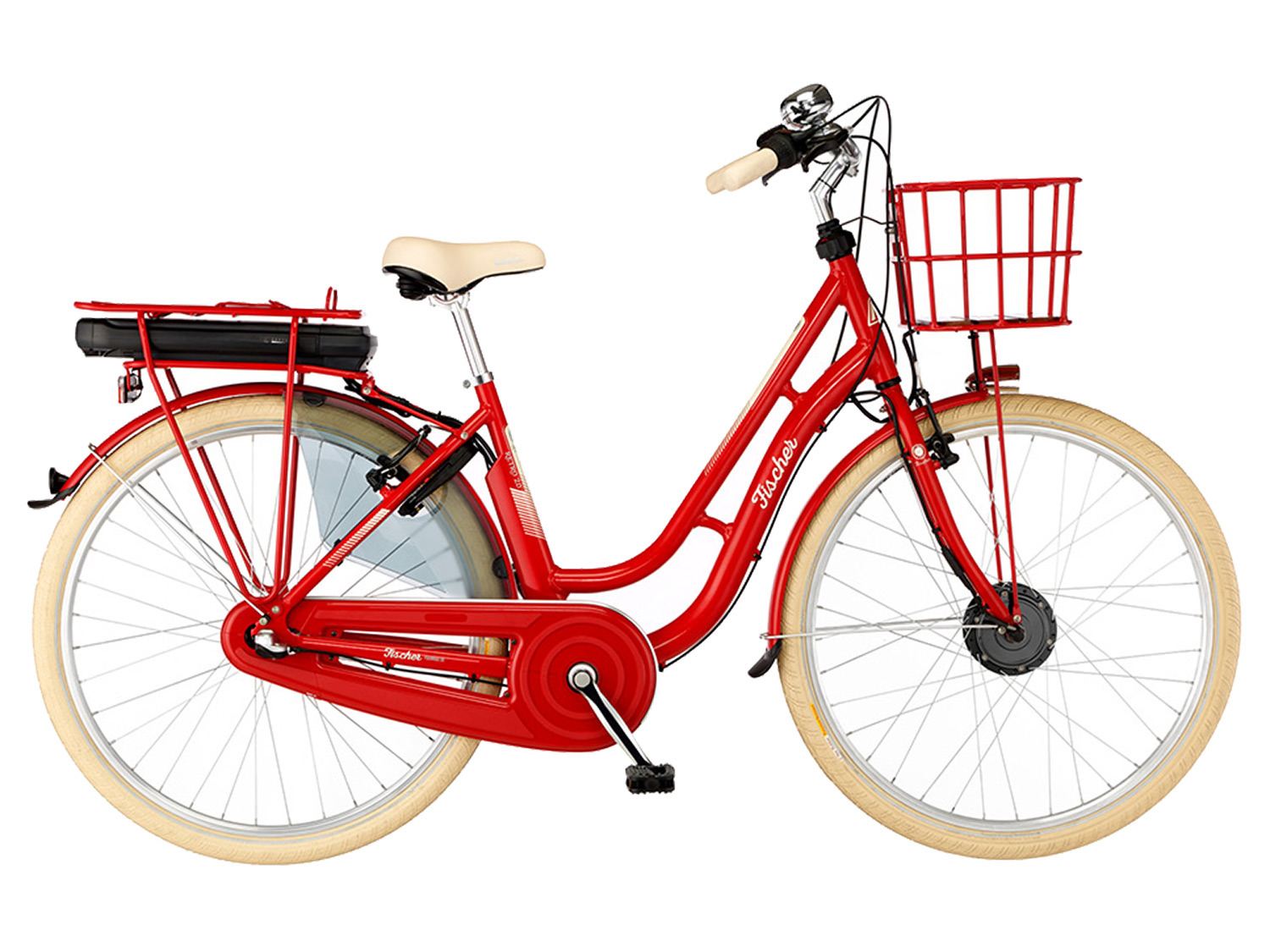 Cityrad LIDL »Cita Retro Zoll | E-Bike 2.0«, 28 FISCHER