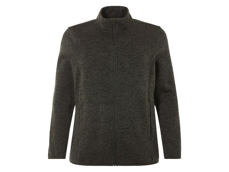 Gehe zu Vollbildansicht: esmara® Damen Strickfleece-Jacke, mit Stehkragen - Bild 5