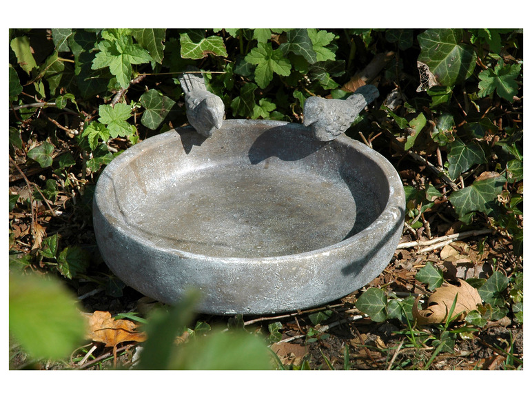 dobar Vogeltränke »Pool-Oase«, Ø aus H witterungsbeständig 5,5 Keramik, 24,5 x cm