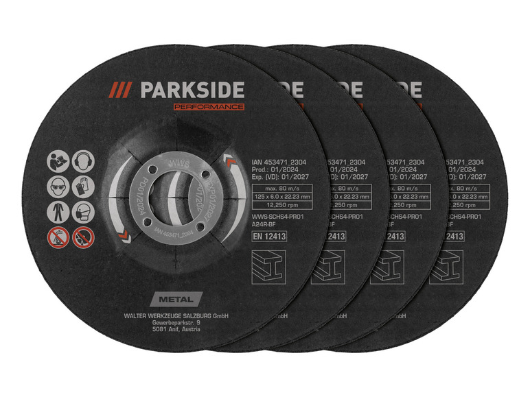 Gehe zu Vollbildansicht: PARKSIDE PERFORMANCE® Trennscheiben- / Schruppscheiben 125mm - Bild 7