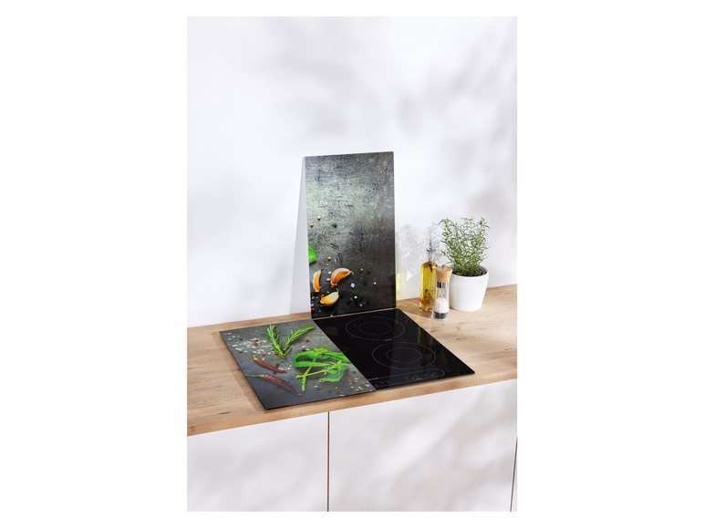 Gehe zu Vollbildansicht: LIVARNO home Glas-Herdabdeckplatten, 2 Stück - Bild 4