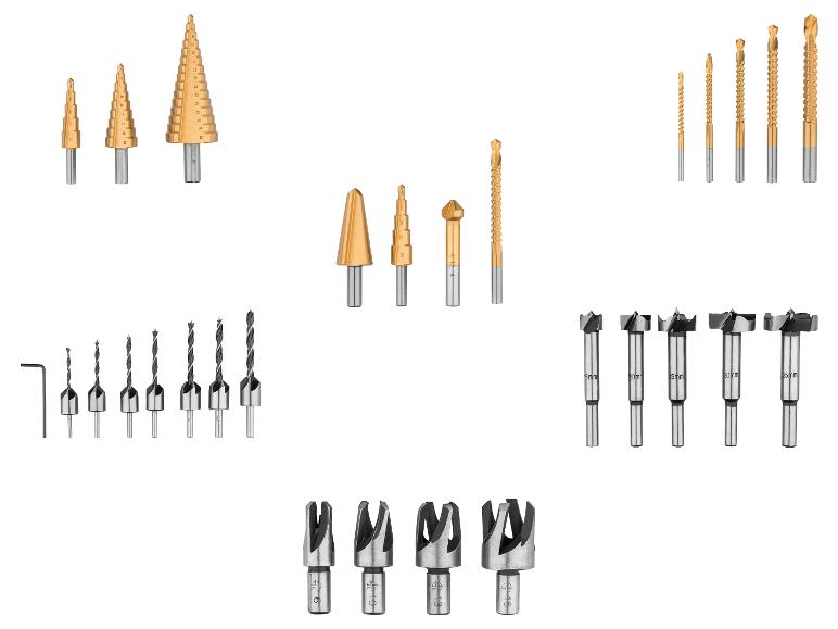 Gehe zu Vollbildansicht: PARKSIDE® Spezialbohrerset »PSB 6 A1« aus Stahl - Bild 1