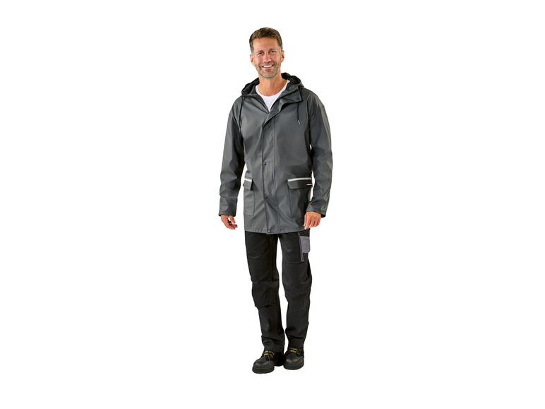 Gehe zu Vollbildansicht: PARKSIDE® Herren Regenjacke, lange Passform - Bild 2