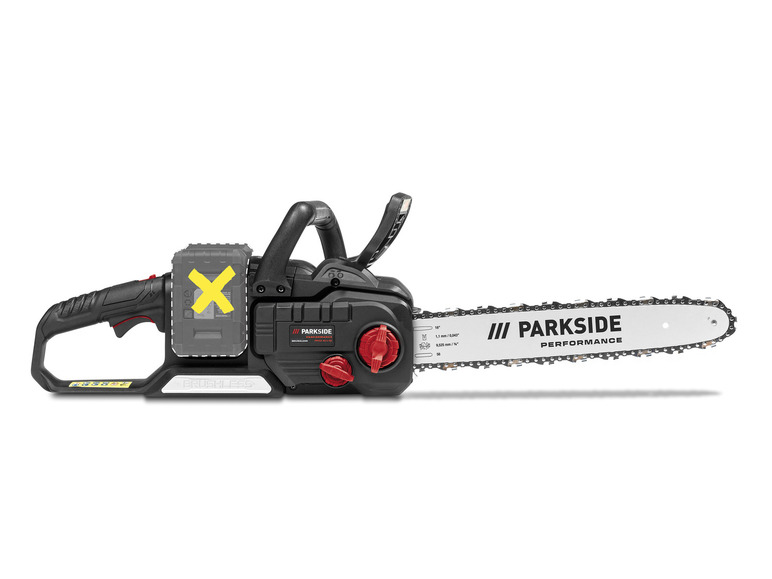 Gehe zu Vollbildansicht: PARKSIDE PERFORMANCE® 40 V Akku-Kettensäge »PPKSA 40-Li B2«, ohne Akku und Ladegerät - Bild 7