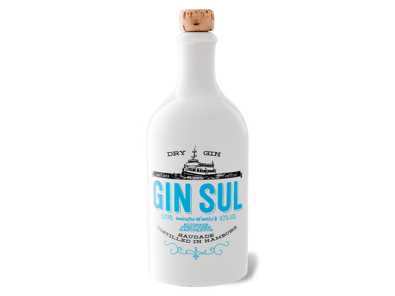 Gin Gin 43% Sul Dry mit Geschenkbox Vol