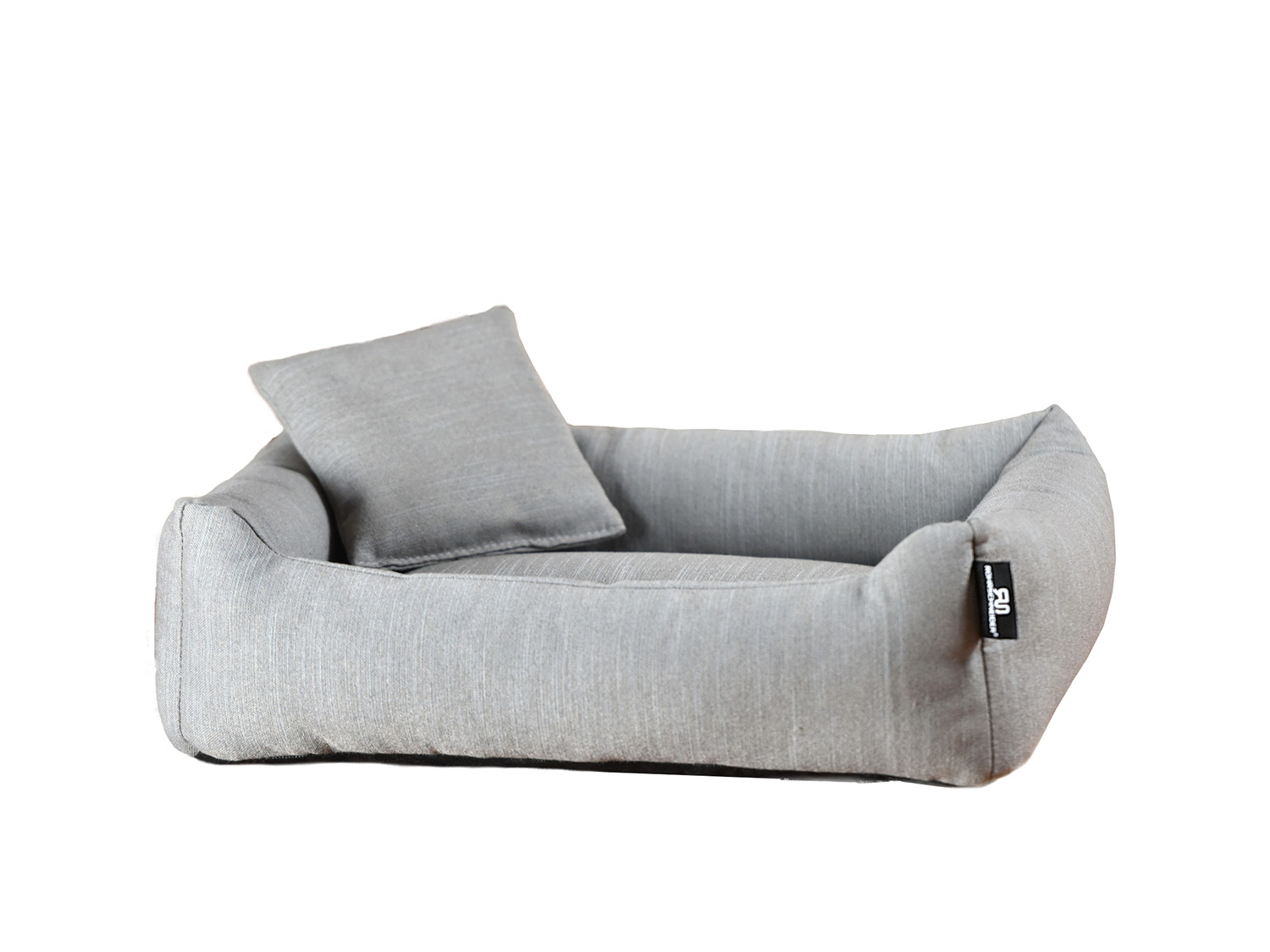 ROHRSCHNEIDER Hundebett, Kuschelsofa »Blue«, aus recycelten PET-Flaschen (grau, S) S