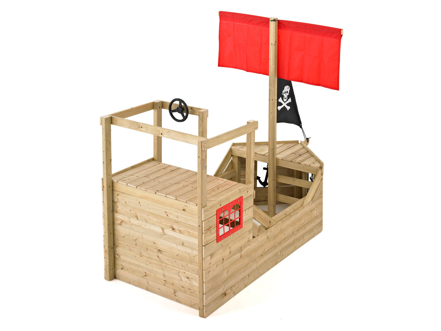TP Toys Piratenschiff Spielhaus »Galleon«, inklusive S…