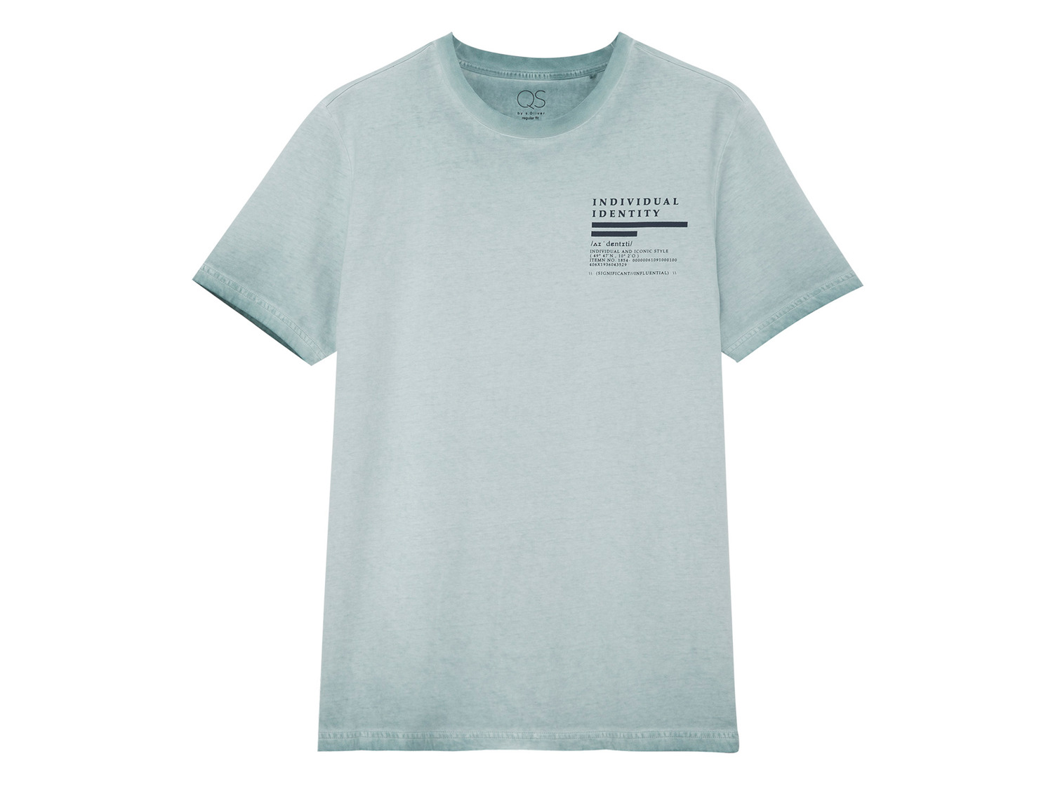 QS by Herren T-Shirt s.Oliver aus reiner Baumwolle
