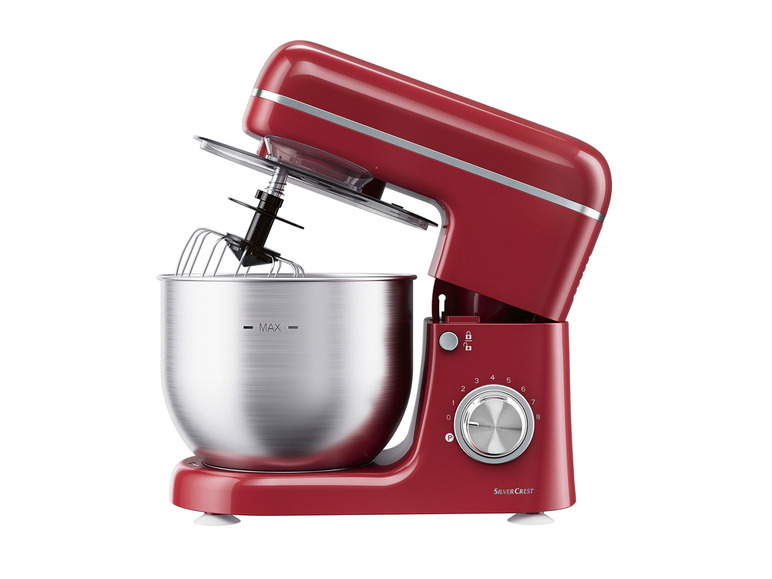 Gehe zu Vollbildansicht: SILVERCREST® KITCHEN TOOLS Küchenmaschine »SKM 600 D3«, rot, 600 W - Bild 3