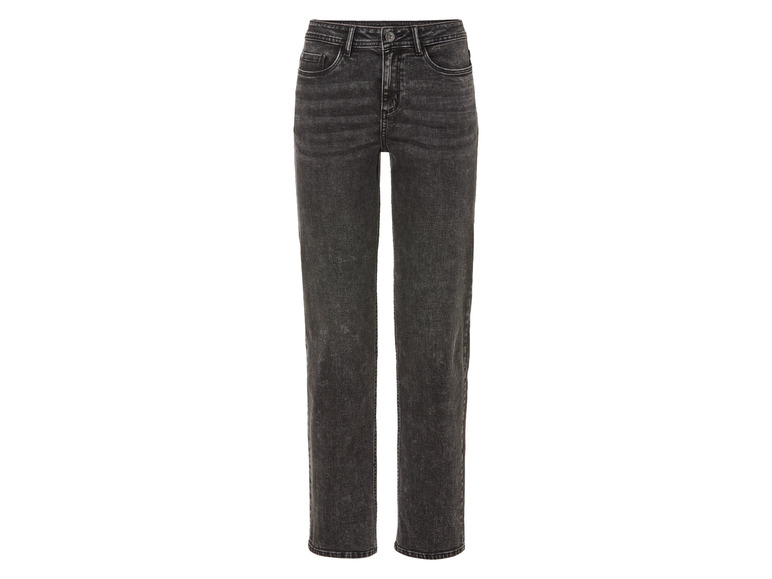 Gehe zu Vollbildansicht: esmara® Damen Jeans, Straight Fit, mit hoher Leibhöhe - Bild 5