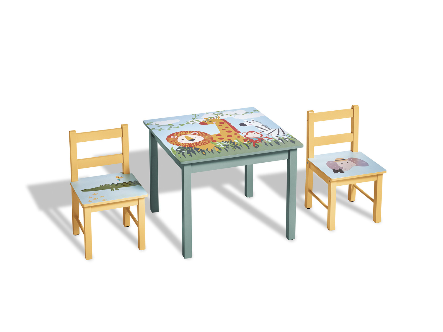 home Safari-Mot… mit Stühlen, LIVARNO Kindertisch mit 2