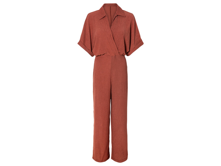 Gehe zu Vollbildansicht: esmara® Damen Jumpsuit, mit Ärmeln in Krempeloptik - Bild 6