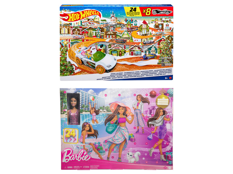 Gehe zu Vollbildansicht: Barbie Barbie / Hot Wheels Adventskalender - Bild 1