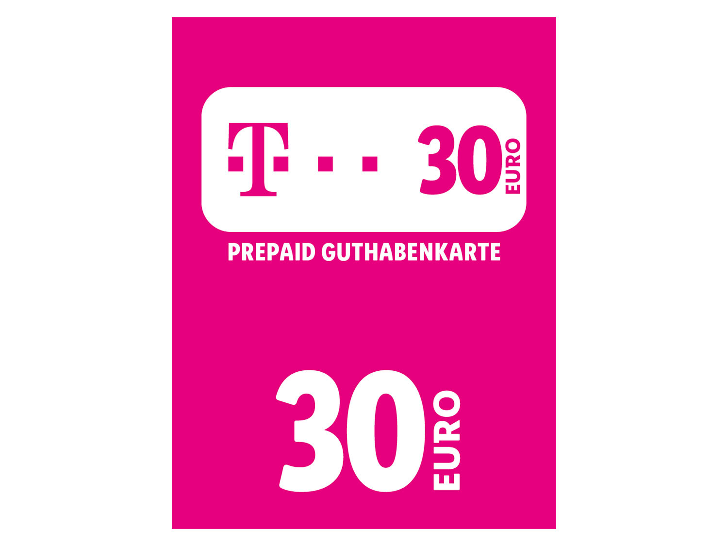 online über | EUR kaufen Telekom LIDL 30 Code