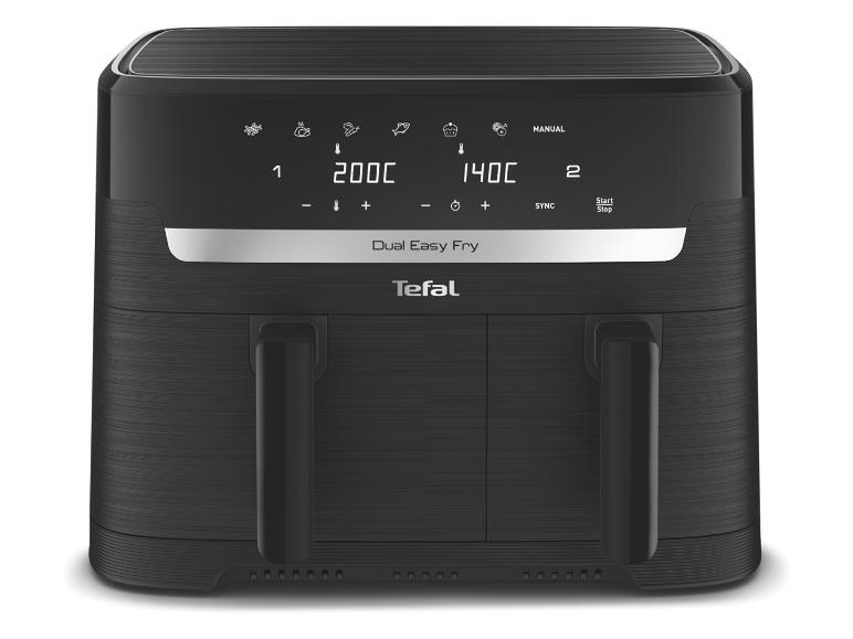 Gehe zu Vollbildansicht: Tefal Heißluftfritteuse Dual Easy Fry Essential EY901N - Bild 1