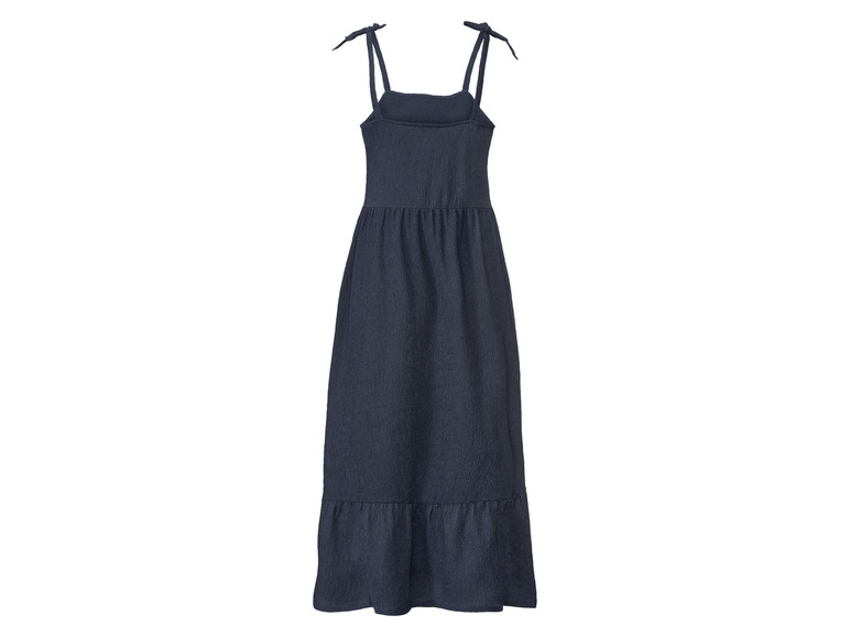 Gehe zu Vollbildansicht: esmara® Damen Midi-Kleid mit Bindeträgern und modischen Volants - Bild 8