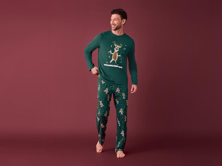 Gehe zu Vollbildansicht: LIVERGY® Herren Pyjama mit weihnachtlichem Motiv - Bild 9