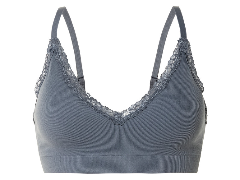 Gehe zu Vollbildansicht: esmara® Damen Bustier, seamless, mit eleganter Spitze - Bild 2