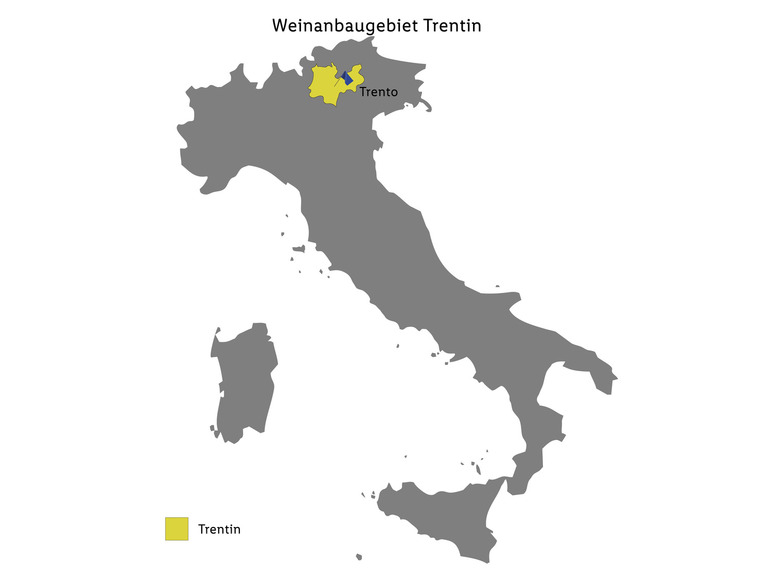 Trentino trocken, Gaudenzio Rotwein 2022 DOC Lagrein