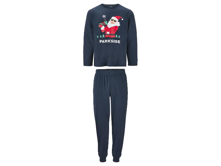 Gehe zu Vollbildansicht: PARKSIDE® Herren Pyjama, im weihnachtlichen Look - Bild 7