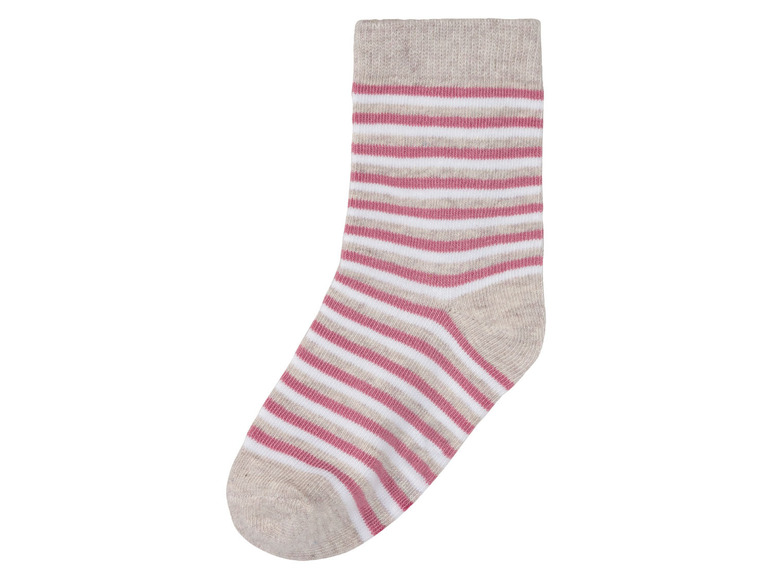 Bio-Baumwolle lupilu® 7 Mädchen Paar Socken mit Kleinkinder