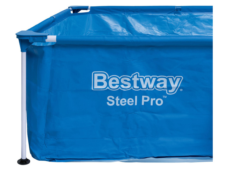 Bestway Pro mit 300x201x66 Steel cm, Filterpumpe
