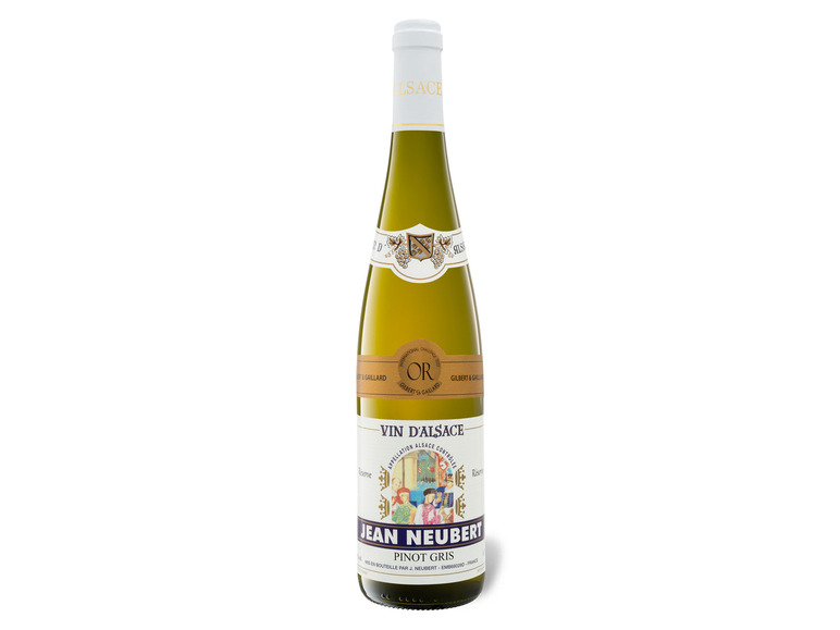 Jean Reserve Pinot Weißwein Elass 2021 Neubert halbtrocken, AOC Gris