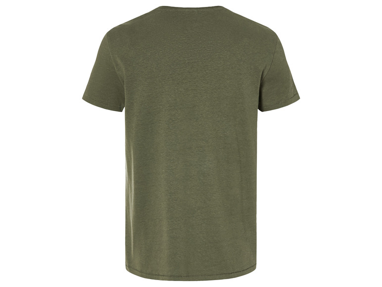 Gehe zu Vollbildansicht: LIVERGY® Herren T-Shirt mit Rollkantenausschnitt - Bild 4