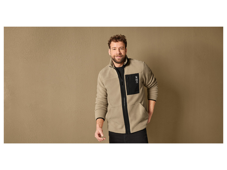 Gehe zu Vollbildansicht: LIVERGY® Herren Jacke aus weichem Lammfellimitat - Bild 3