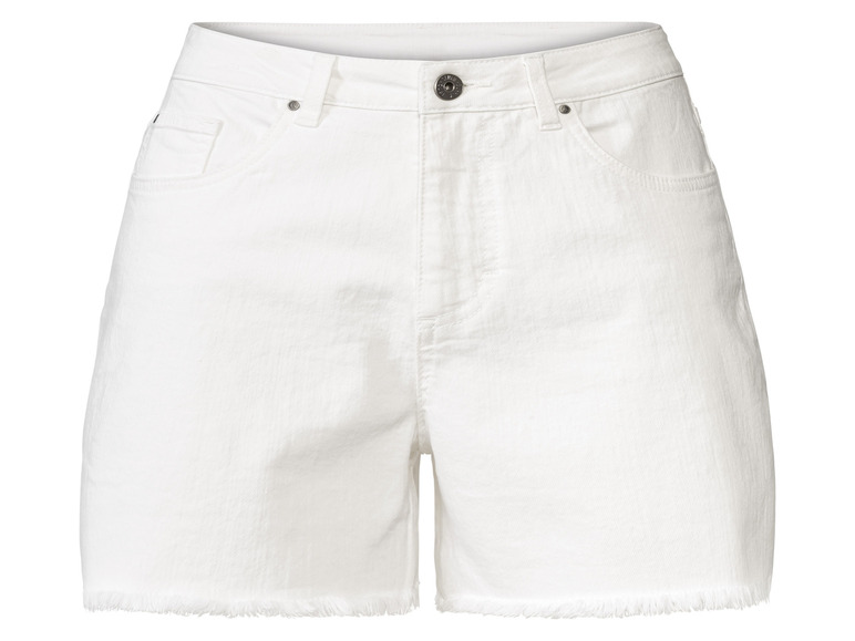 Gehe zu Vollbildansicht: esmara® Damen Jeans Shorts, mit hohem Baumwollanteil - Bild 4