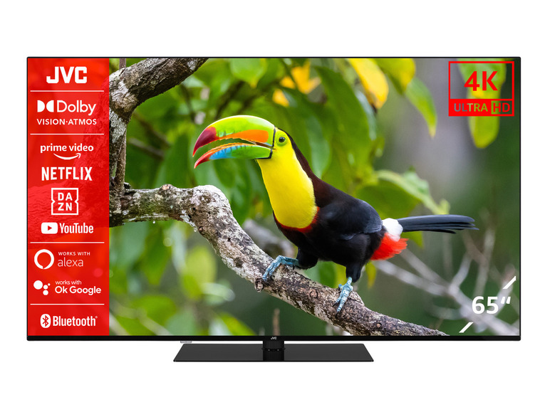 Gehe zu Vollbildansicht: JVC Fernseher »LT-VU6355« Smart TV 4K UHD Drehbarer Standfuß - Bild 11