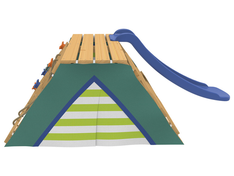 Rutsche, Playtive Kletter-Netz und Tipi, mit aus Echtholz