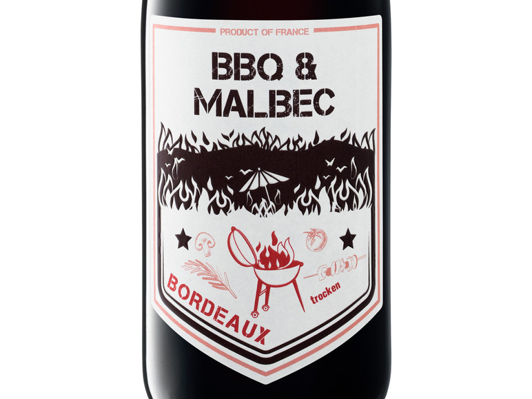 AOP Rotwein 2020 trocken, Malbec & Bordeaux BBQ