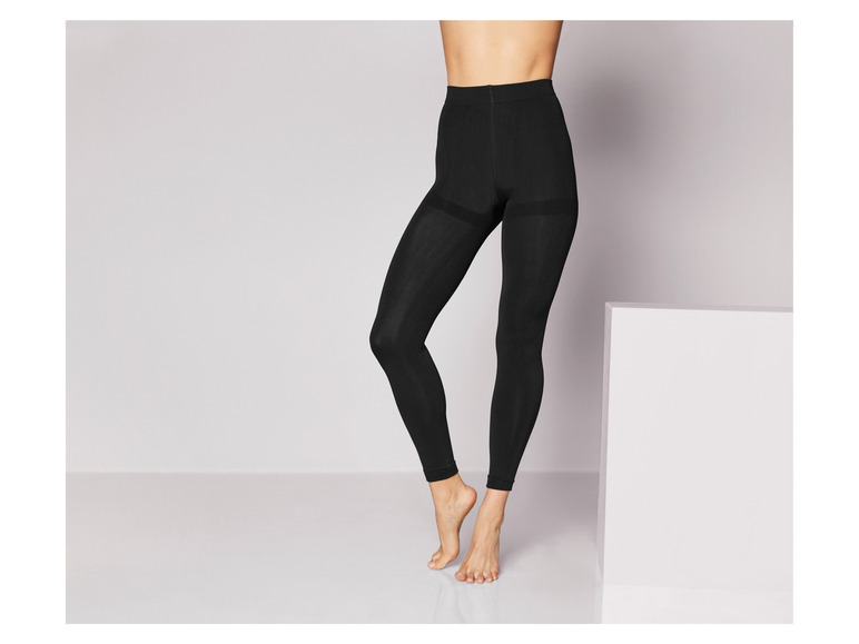 Gehe zu Vollbildansicht: esmara® DamenThermostrumpfhose / Leggings, 100 DEN, blickdicht - Bild 7