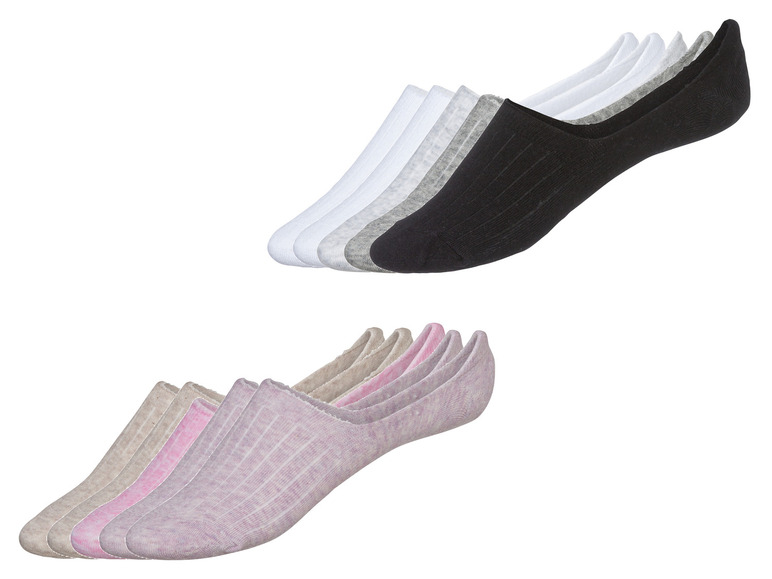 Gehe zu Vollbildansicht: esmara® Damen Sneakersocken, 5 Paar, mit Bio-Baumwolle - Bild 1