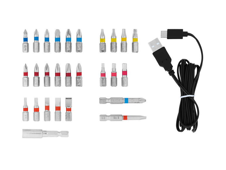 Gehe zu Vollbildansicht: PARKSIDE® 4 V Akku-Stabschrauber »PSSA 4 B2«, drehbarer Griff - Bild 9