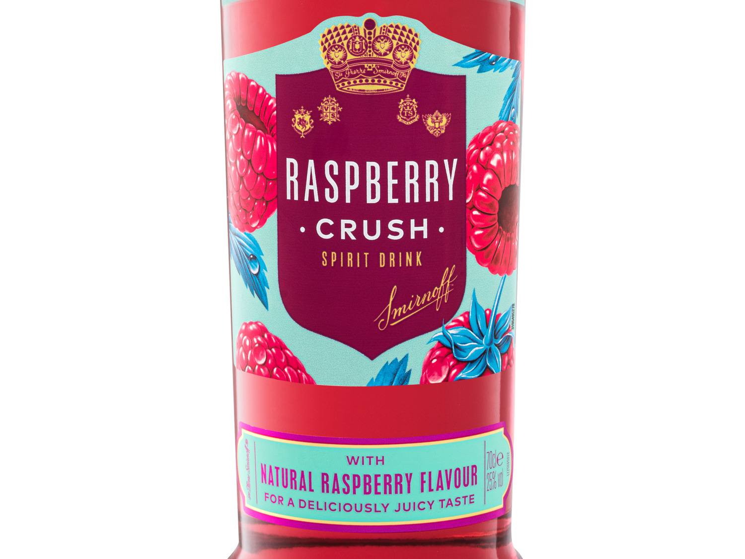 | Crush Smirnoff Vodka 25% Vol Raspberry LIDL