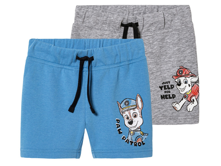 Gehe zu Vollbildansicht: Kleinkinder Sweatshorts, 2 Stück, mit Baumwolle - Bild 8