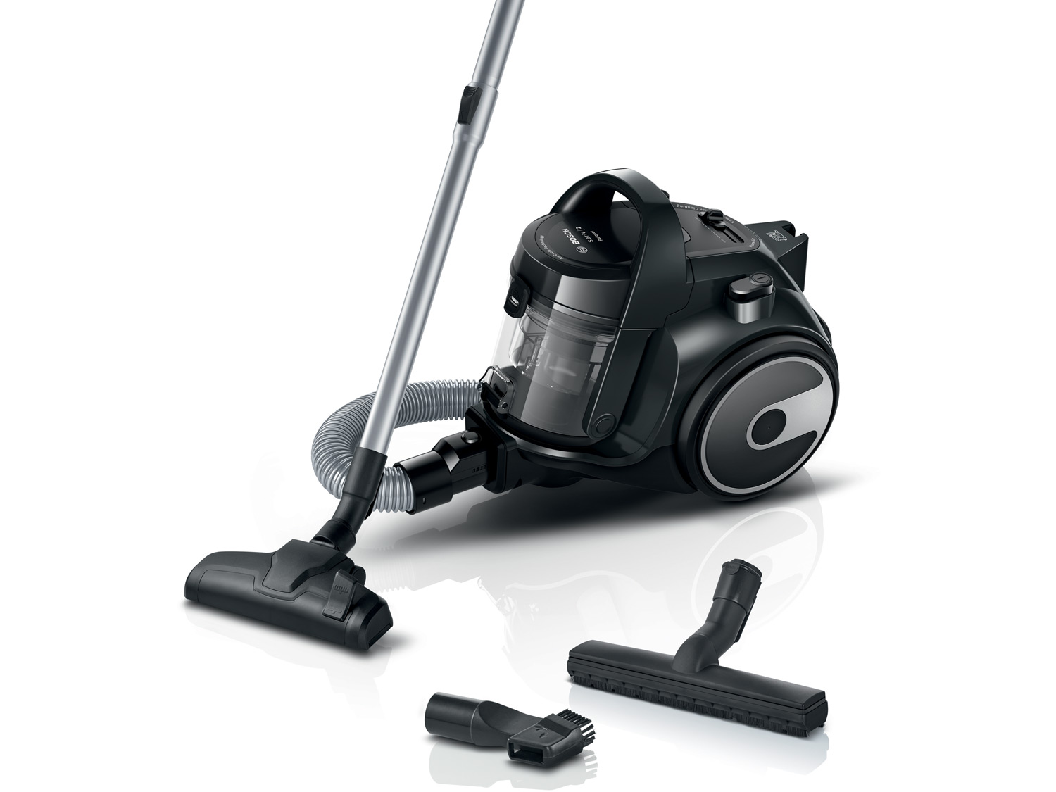 BOSCH Beutelloser Staubsauger GS-05 schwarz