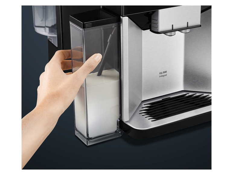 Kaffeevollautomat, Edelstahl Siemens EQ500 TQ507D03 integral,