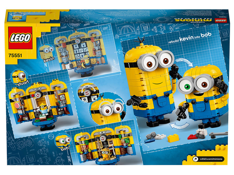 Gehe zu Vollbildansicht: LEGO® Minions 75551 »Minions-Figuren Bauset mit Versteck« - Bild 9