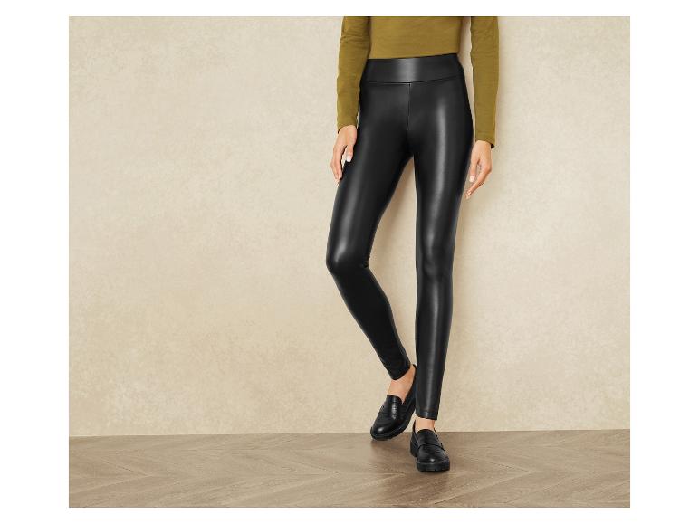 Gehe zu Vollbildansicht: esmara® Damen Leggings, in Lederoptik - Bild 6