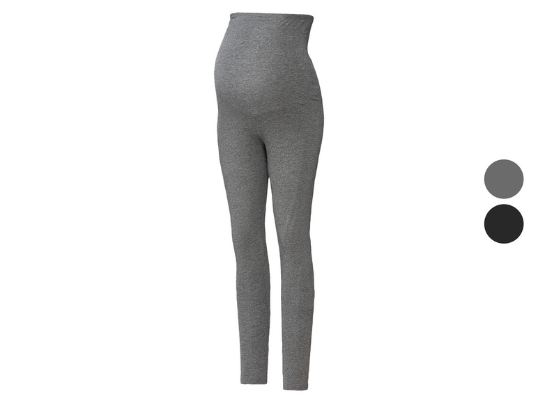 esmara® Damen Umstandsleggings mit weichem, elastischem Bund