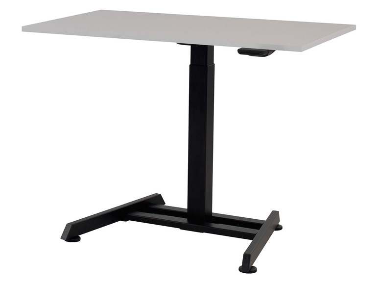 WRK21 elektrisch höhenverstellbarer Schreibtisch, mit einem Bein, 100 x 60 cm