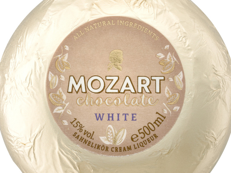 15% Liqueur Cream Mozart White Chocolate Vol