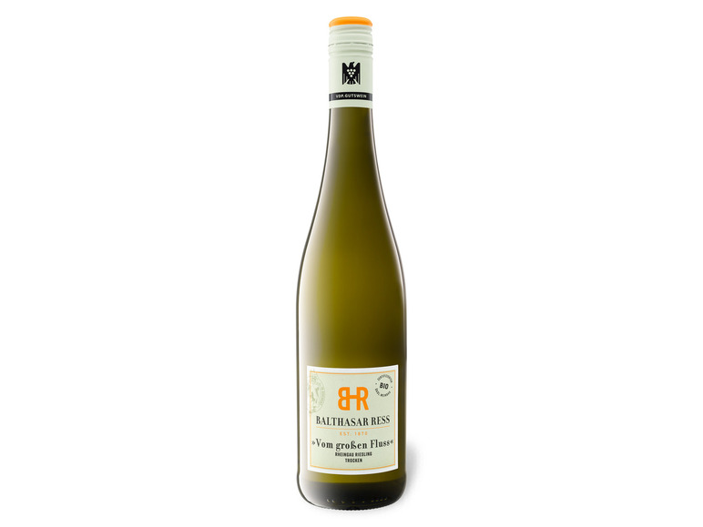 Weißwein BIO Fluss Ress Vom 2022 Rheingau Balthasar VDP.Gutswein vegan, Weingut großen trocken Riesling