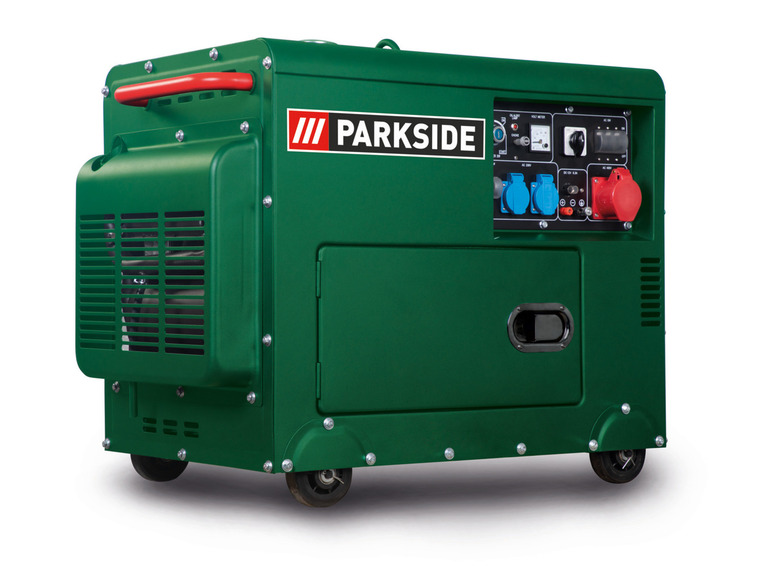 5000 PARKSIDE® PS «PDSE Diesel W, 5000 7,7 A1», Stromerzeuger